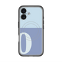 スリムプロテクションプレミアムケース with MagSafe［ オリジナル - initial two tone - O blue ］