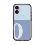 スリムプロテクションプレミアムケース with MagSafe［ オリジナル - initial two tone - O blue ］
