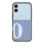 スリムプロテクションプレミアムケース with MagSafe［ オリジナル - initial two tone - O blue ］