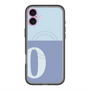 スリムプロテクションプレミアムケース with MagSafe［ オリジナル - initial two tone - O blue ］