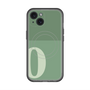 スリムプロテクションプレミアムケース with MagSafe［ オリジナル - initial two tone - O green ］