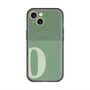 スリムプロテクションプレミアムケース with MagSafe［ オリジナル - initial two tone - O green ］