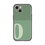 スリムプロテクションプレミアムケース with MagSafe［ オリジナル - initial two tone - O green ］
