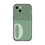 スリムプロテクションプレミアムケース with MagSafe［ オリジナル - initial two tone - O green ］