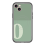 スリムプロテクションプレミアムケース with MagSafe［ オリジナル - initial two tone - O green ］