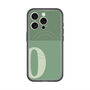 スリムプロテクションプレミアムケース with MagSafe［ オリジナル - initial two tone - O green ］