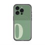 スリムプロテクションプレミアムケース with MagSafe［ オリジナル - initial two tone - O green ］