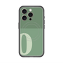 スリムプロテクションプレミアムケース with MagSafe［ オリジナル - initial two tone - O green ］