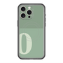 スリムプロテクションプレミアムケース with MagSafe［ オリジナル - initial two tone - O green ］