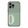 スリムプロテクションプレミアムケース with MagSafe［ オリジナル - initial two tone - O green ］
