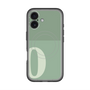 スリムプロテクションプレミアムケース with MagSafe［ オリジナル - initial two tone - O green ］