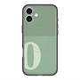 スリムプロテクションプレミアムケース with MagSafe［ オリジナル - initial two tone - O green ］