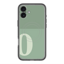 スリムプロテクションプレミアムケース with MagSafe［ オリジナル - initial two tone - O green ］