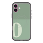 スリムプロテクションプレミアムケース with MagSafe［ オリジナル - initial two tone - O green ］
