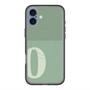 スリムプロテクションプレミアムケース with MagSafe［ オリジナル - initial two tone - O green ］