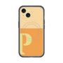 スリムプロテクションプレミアムケース with MagSafe［ オリジナル - initial two tone - P orange ］