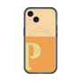 スリムプロテクションプレミアムケース with MagSafe［ オリジナル - initial two tone - P orange ］