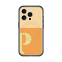 スリムプロテクションプレミアムケース with MagSafe［ オリジナル - initial two tone - P orange ］
