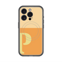 スリムプロテクションプレミアムケース with MagSafe［ オリジナル - initial two tone - P orange ］