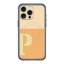 スリムプロテクションプレミアムケース with MagSafe［ オリジナル - initial two tone - P orange ］
