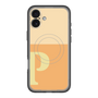 スリムプロテクションプレミアムケース with MagSafe［ オリジナル - initial two tone - P orange ］