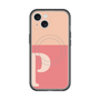 スリムプロテクションプレミアムケース with MagSafe［ オリジナル - initial two tone - P pink ］