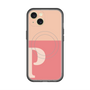 スリムプロテクションプレミアムケース with MagSafe［ オリジナル - initial two tone - P pink ］