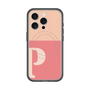 スリムプロテクションプレミアムケース with MagSafe［ オリジナル - initial two tone - P pink ］