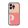 スリムプロテクションプレミアムケース with MagSafe［ オリジナル - initial two tone - P pink ］