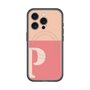 スリムプロテクションプレミアムケース with MagSafe［ オリジナル - initial two tone - P pink ］
