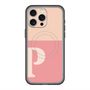 スリムプロテクションプレミアムケース with MagSafe［ オリジナル - initial two tone - P pink ］
