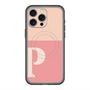 スリムプロテクションプレミアムケース with MagSafe［ オリジナル - initial two tone - P pink ］