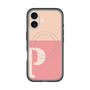 スリムプロテクションプレミアムケース with MagSafe［ オリジナル - initial two tone - P pink ］