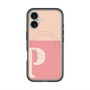 スリムプロテクションプレミアムケース with MagSafe［ オリジナル - initial two tone - P pink ］
