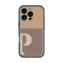 スリムプロテクションプレミアムケース with MagSafe［ オリジナル - initial two tone - P brown ］