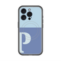スリムプロテクションプレミアムケース with MagSafe［ オリジナル - initial two tone - P blue ］