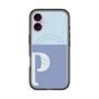 スリムプロテクションプレミアムケース with MagSafe［ オリジナル - initial two tone - P blue ］