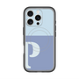 スリムプロテクションプレミアムケース with MagSafe［ オリジナル - initial two tone - P blue ］