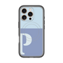 スリムプロテクションプレミアムケース with MagSafe［ オリジナル - initial two tone - P blue ］