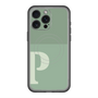 スリムプロテクションプレミアムケース with MagSafe［ オリジナル - initial two tone - P green ］