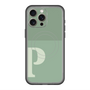スリムプロテクションプレミアムケース with MagSafe［ オリジナル - initial two tone - P green ］