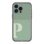スリムプロテクションプレミアムケース with MagSafe［ オリジナル - initial two tone - P green ］