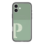 スリムプロテクションプレミアムケース with MagSafe［ オリジナル - initial two tone - P green ］