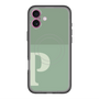 スリムプロテクションプレミアムケース with MagSafe［ オリジナル - initial two tone - P green ］