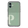 スリムプロテクションプレミアムケース with MagSafe［ オリジナル - initial two tone - P green ］
