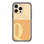スリムプロテクションプレミアムケース with MagSafe［ オリジナル - initial two tone - Q orange ］