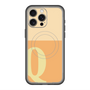 スリムプロテクションプレミアムケース with MagSafe［ オリジナル - initial two tone - Q orange ］