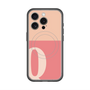 スリムプロテクションプレミアムケース with MagSafe［ オリジナル - initial two tone - Q pink ］