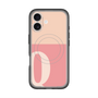 スリムプロテクションプレミアムケース with MagSafe［ オリジナル - initial two tone - Q pink ］