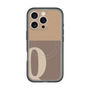 スリムプロテクションプレミアムケース with MagSafe［ オリジナル - initial two tone - Q brown ］